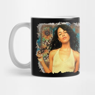 Aaliyahs Angelic Aura R&B Queen Chart-Topping Hits Couture Tee Mug